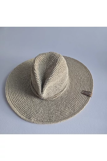 "Lucca" raffia kalap, ekrü