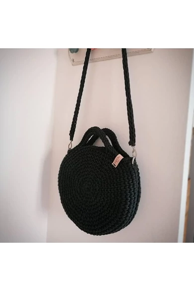 horgolt kör crossbody táska