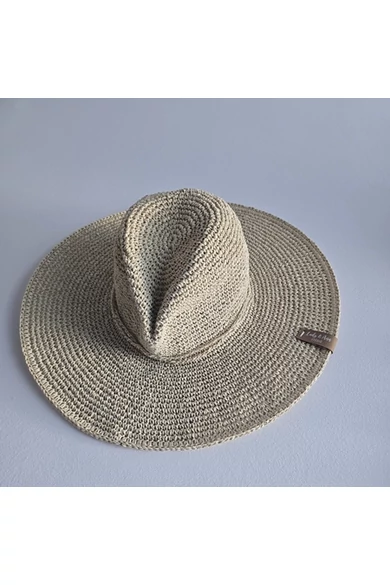 "Lucca" raffia kalap, ekrü